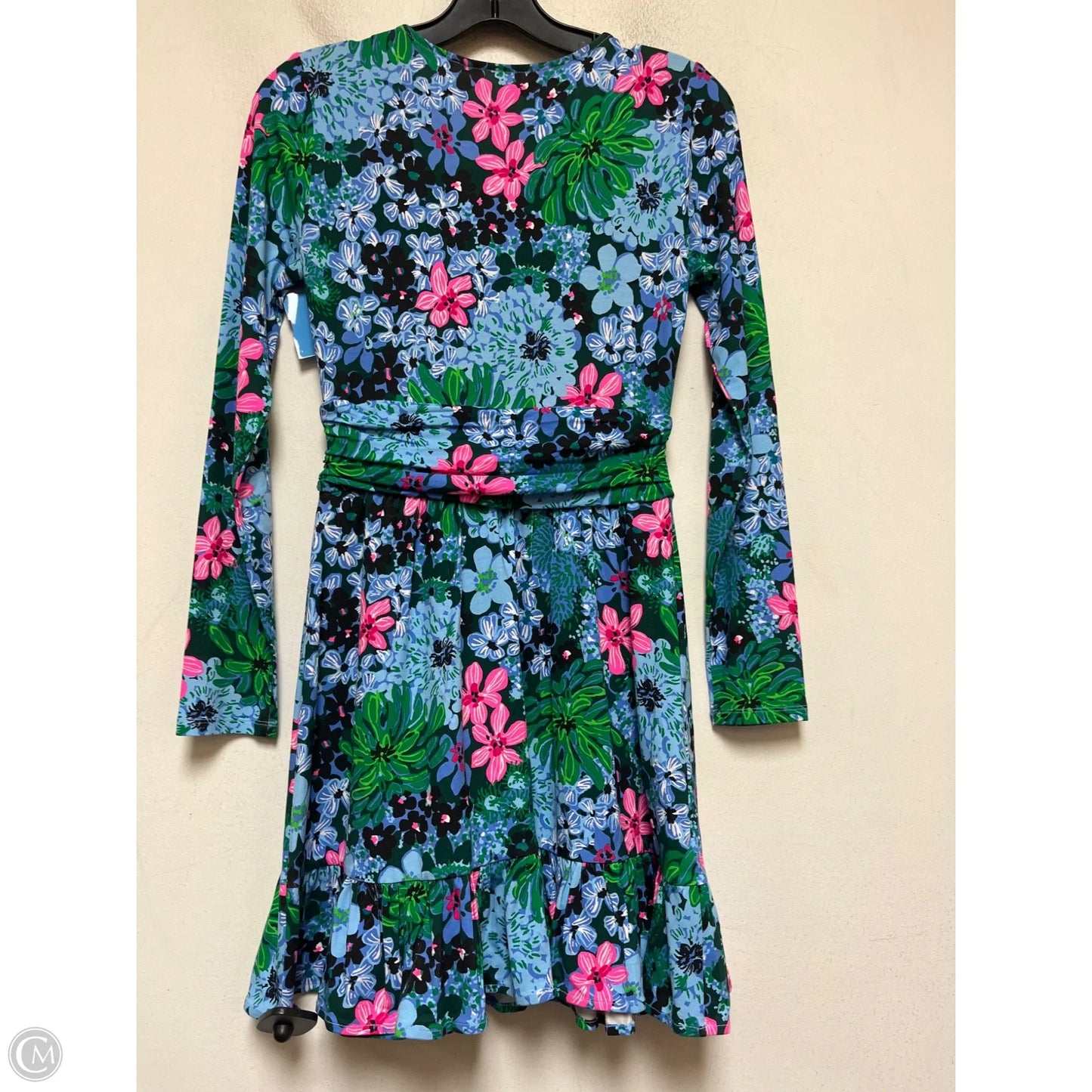 Dress Designer By Lilly Pulitzer In Blue & Green, Size: Xs