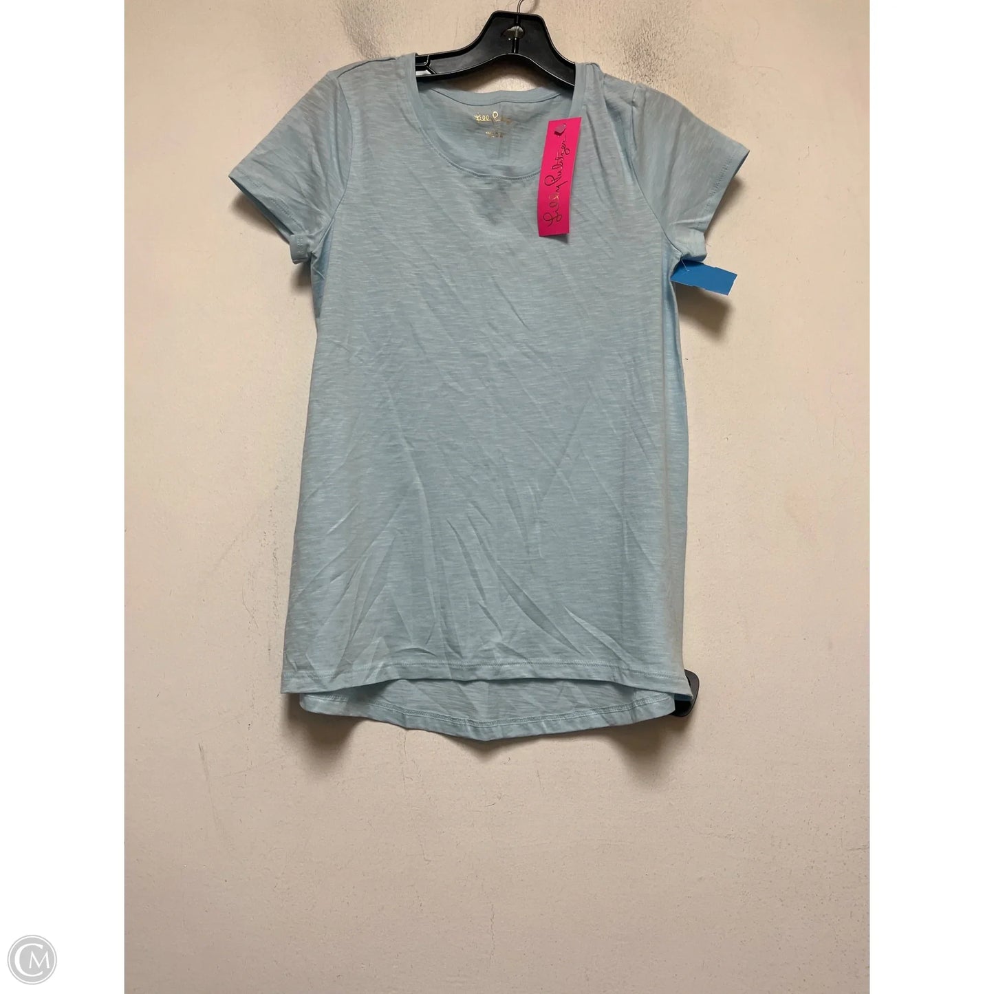 Top Short Sleeve Designer By Lilly Pulitzer In Blue, Size: Xs