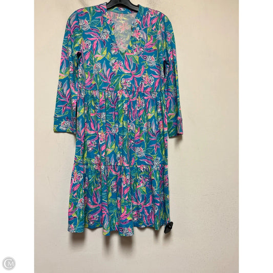 Dress Designer By Lilly Pulitzer In Floral Print, Size: Xs