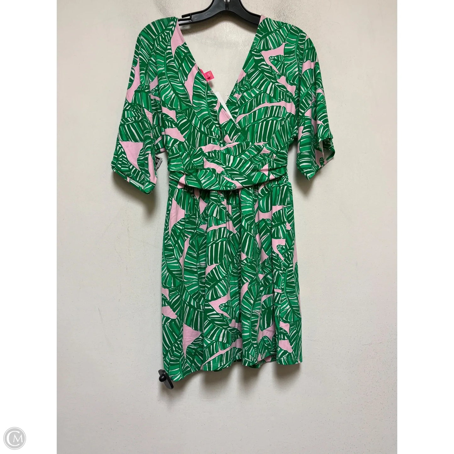 Dress Designer By Lilly Pulitzer In Green & Pink, Size: Xs