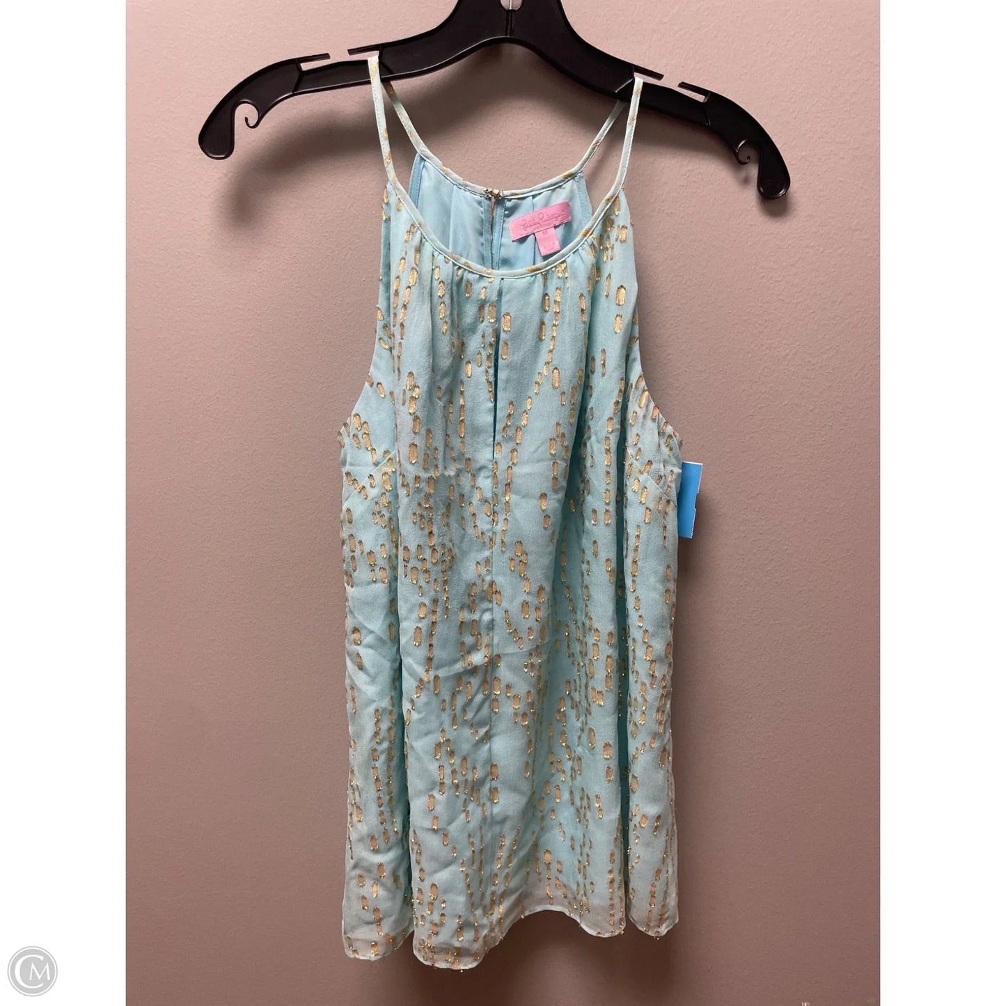 Top Sleeveless Designer By Lilly Pulitzer In Teal, Size: M