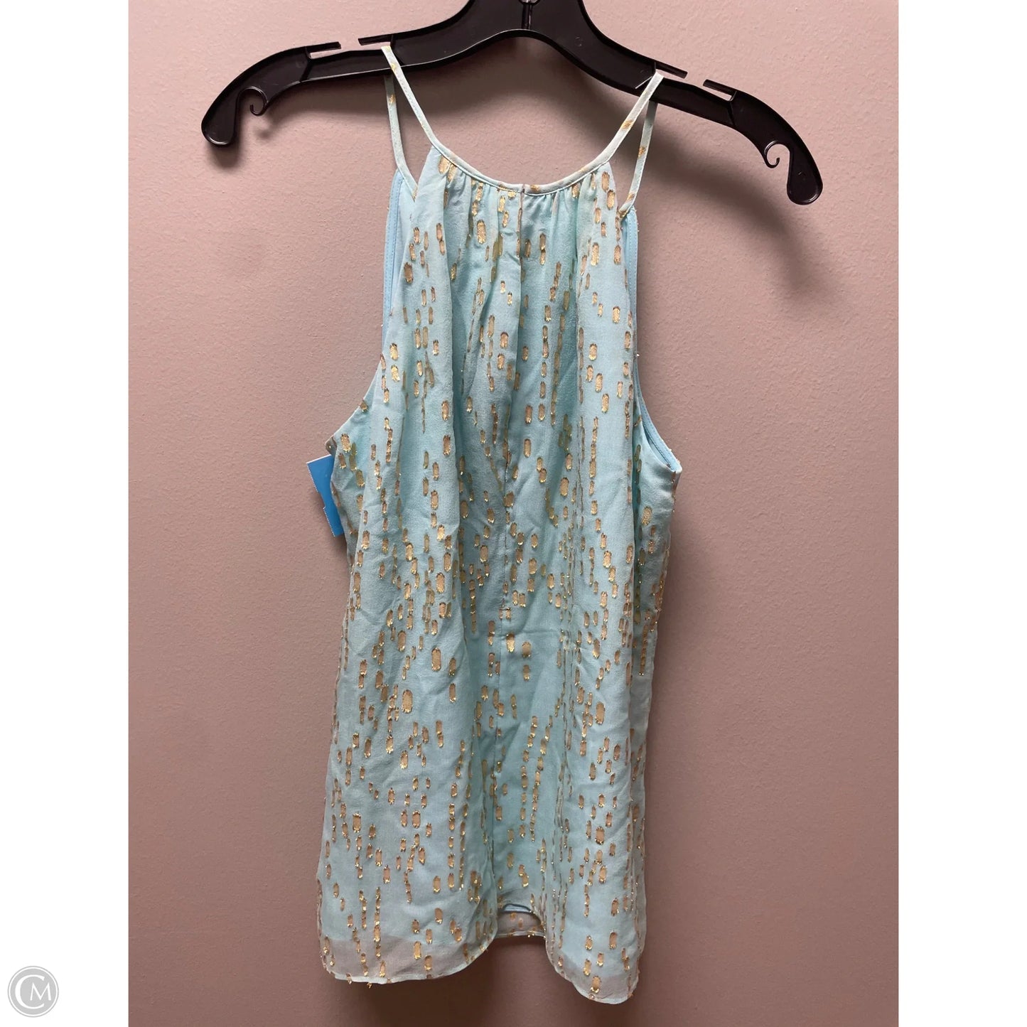 Top Sleeveless Designer By Lilly Pulitzer In Teal, Size: M