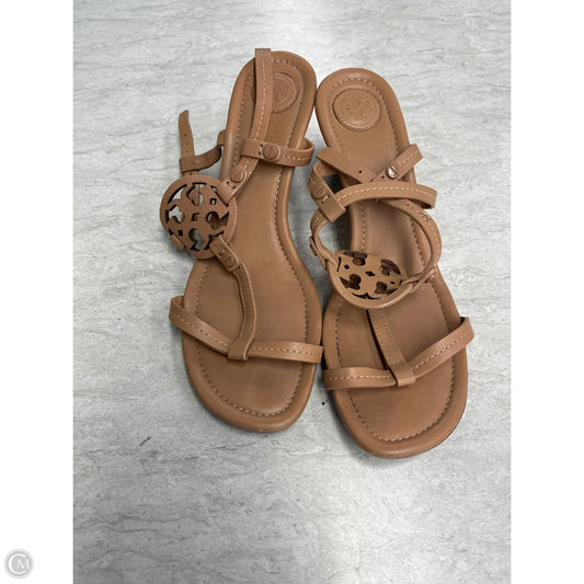 Sandals Designer By Tory Burch In Tan, Size: 6.5