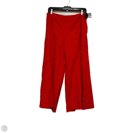 Pants Cropped By Anthropologie In Orange, Size: 10p