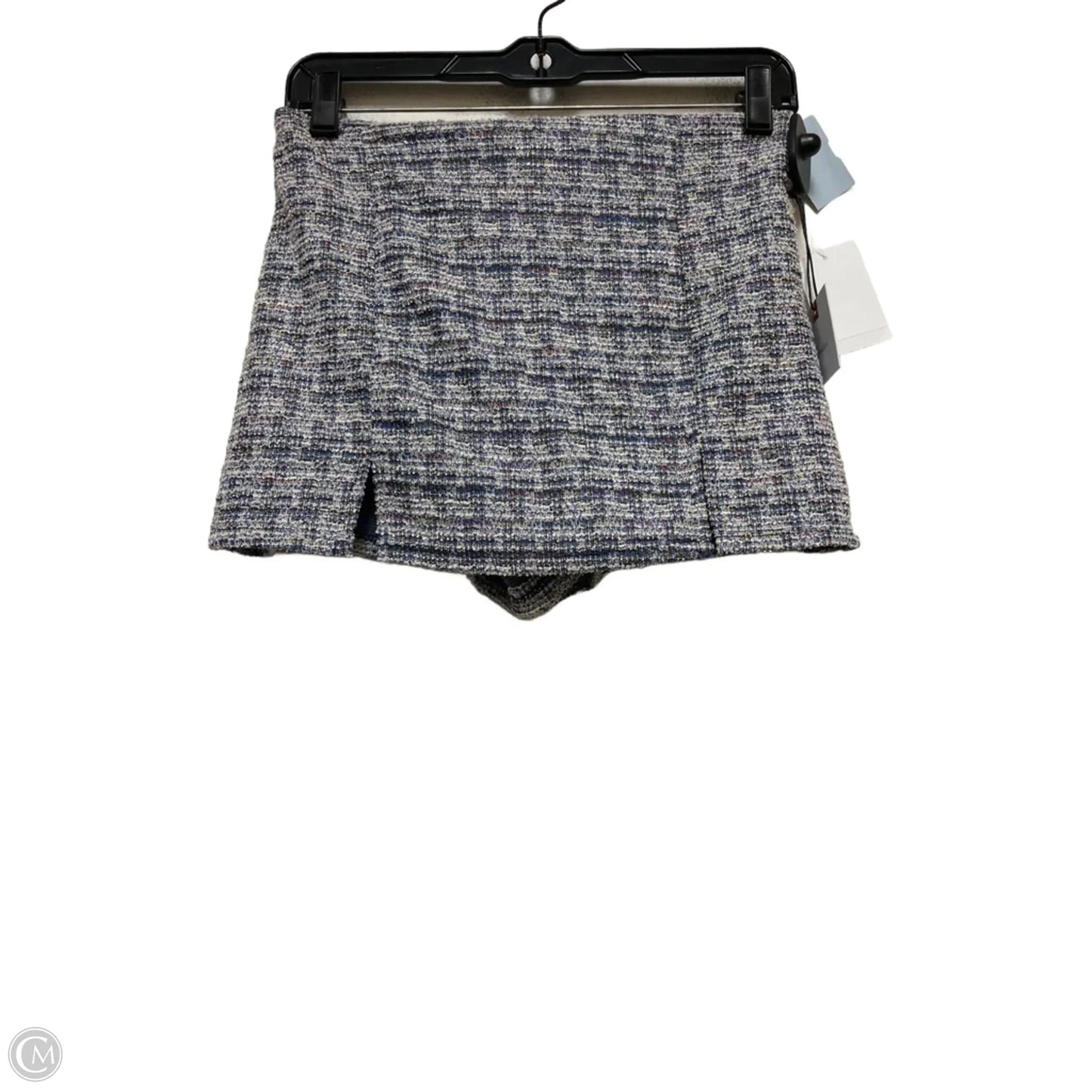 Skort By Originality In Blue & White, Size: 2