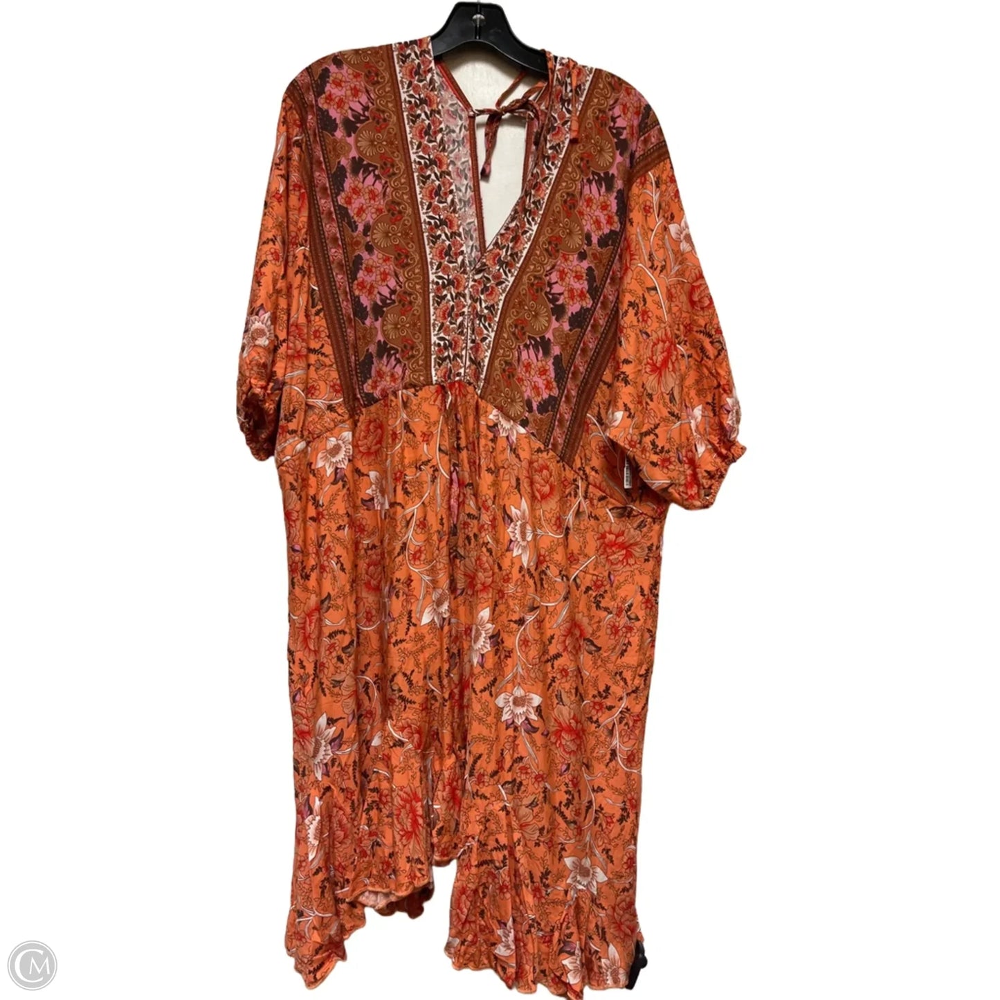 Dress Casual Short By Clothes Mentor In Orange, Size: L