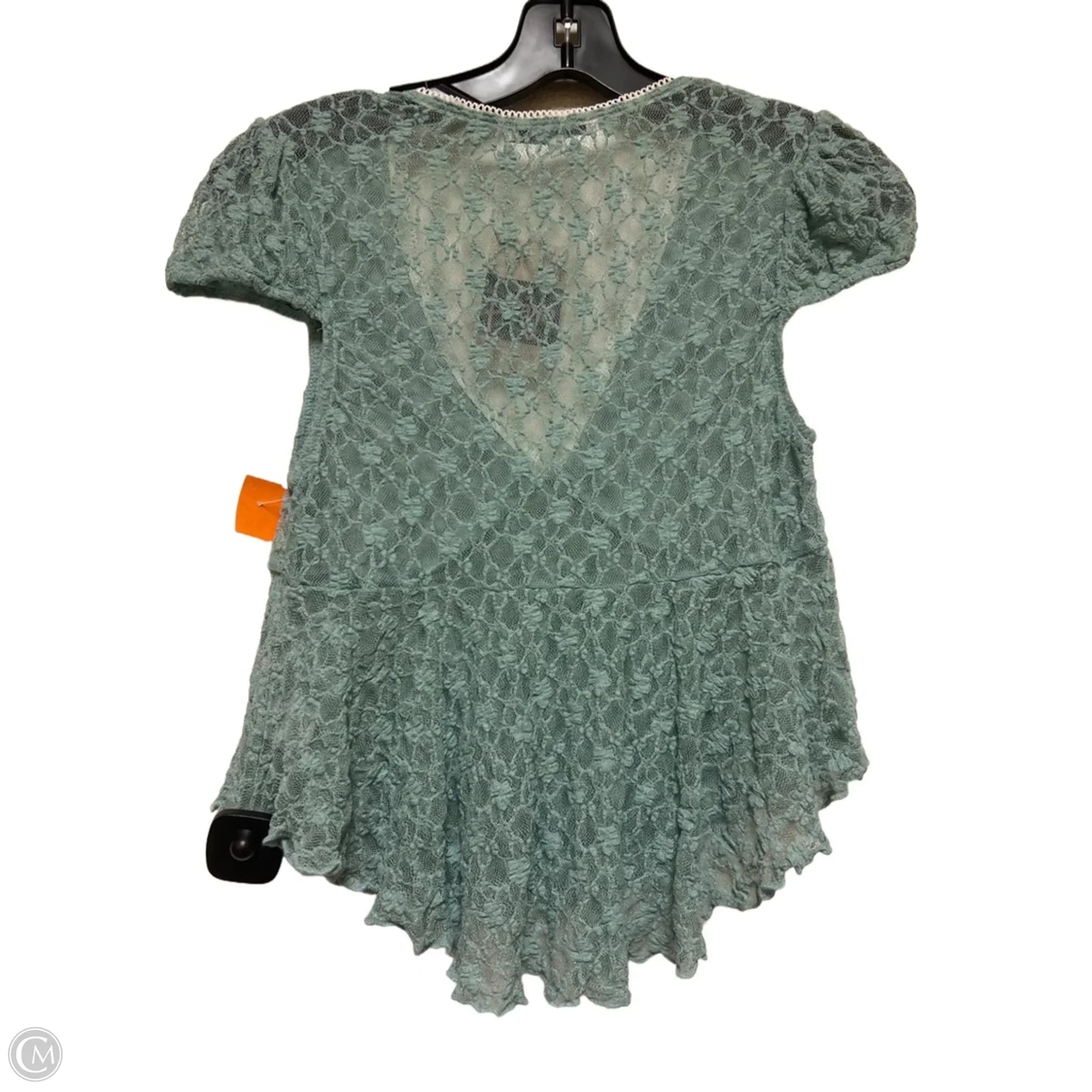 Top Short Sleeve By Love Tree In Teal, Size: S