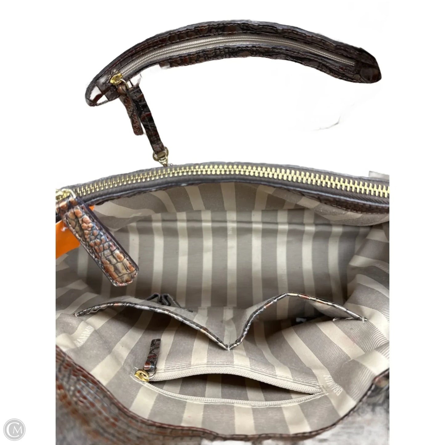 Handbag Designer By Brahmin, Size: Large