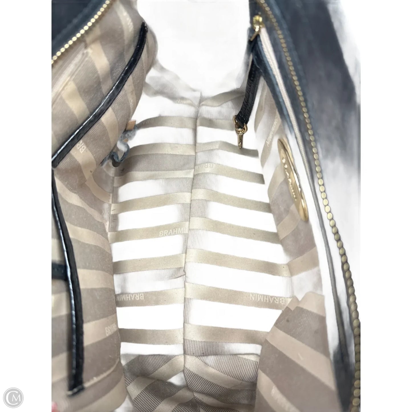 Handbag Designer By Brahmin, Size: Large