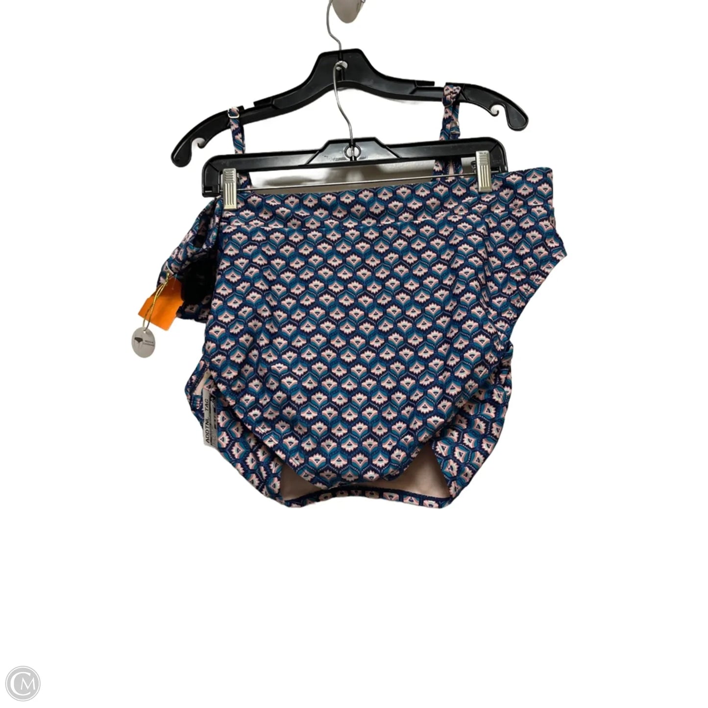 Swimsuit 2pc By Clothes Mentor In Blue & Orange, Size: Xxl