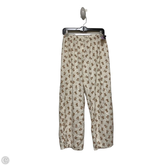 Pajama Pants By John Galt In Brown & Cream, Size: S