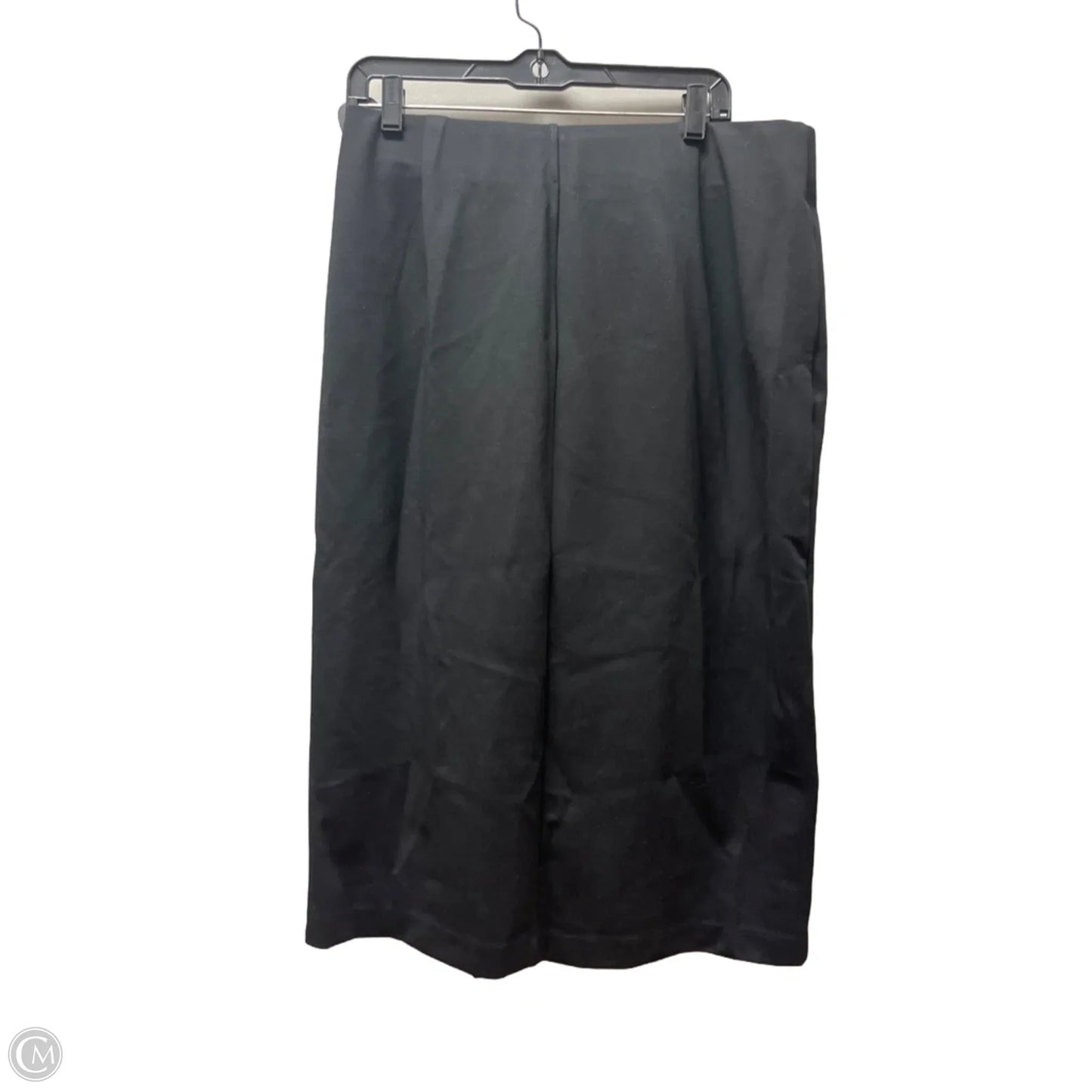 Skirt Midi By Rafaella In Black, Size: 14