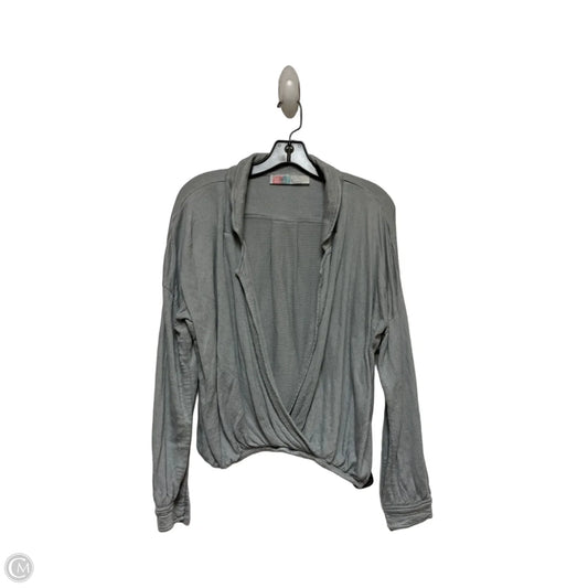 Top Long Sleeve By Free People In Grey, Size: S