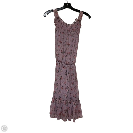 Dress Casual Short By Zara In Floral Print, Size: S