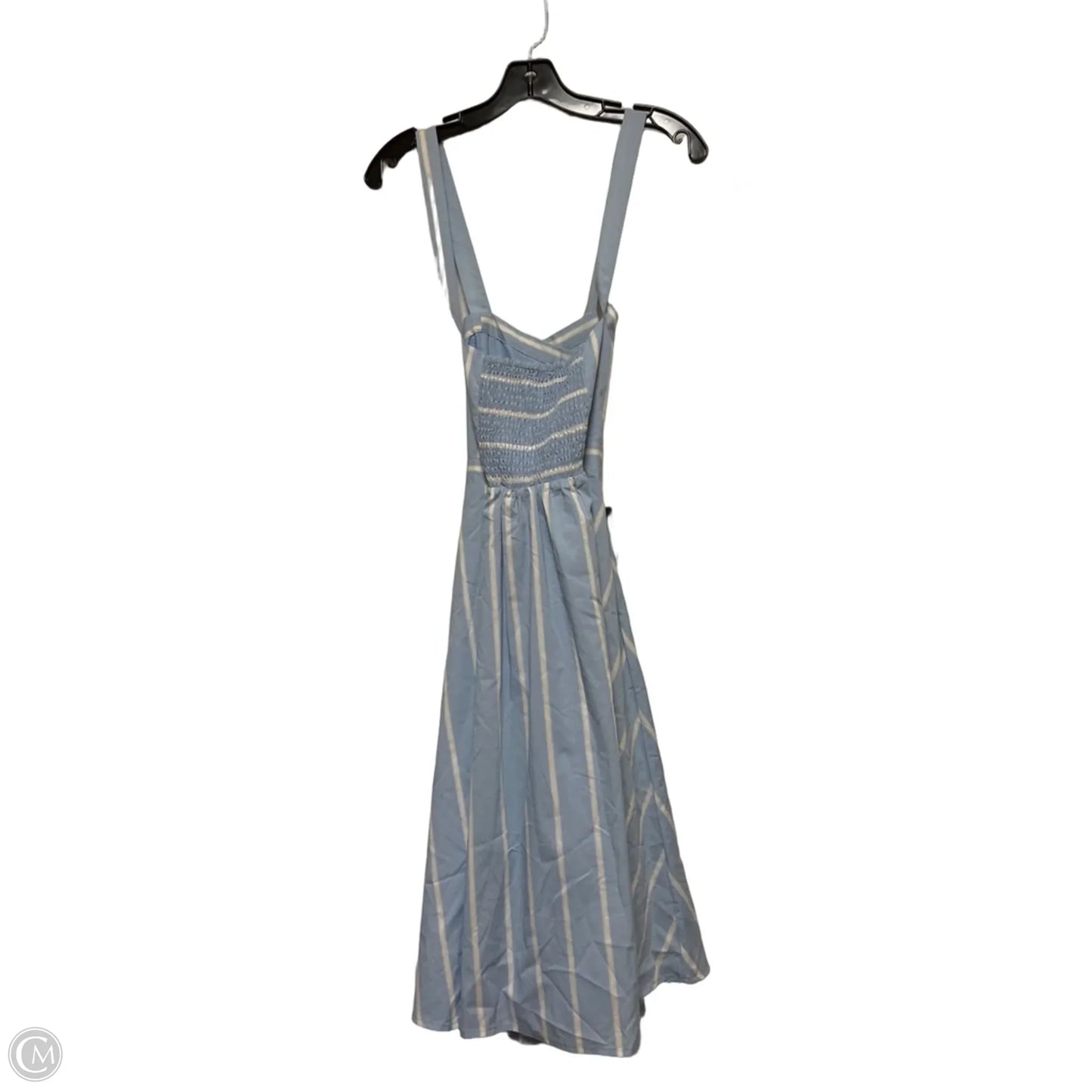 Dress Casual Midi By Express In Striped Pattern, Size: M