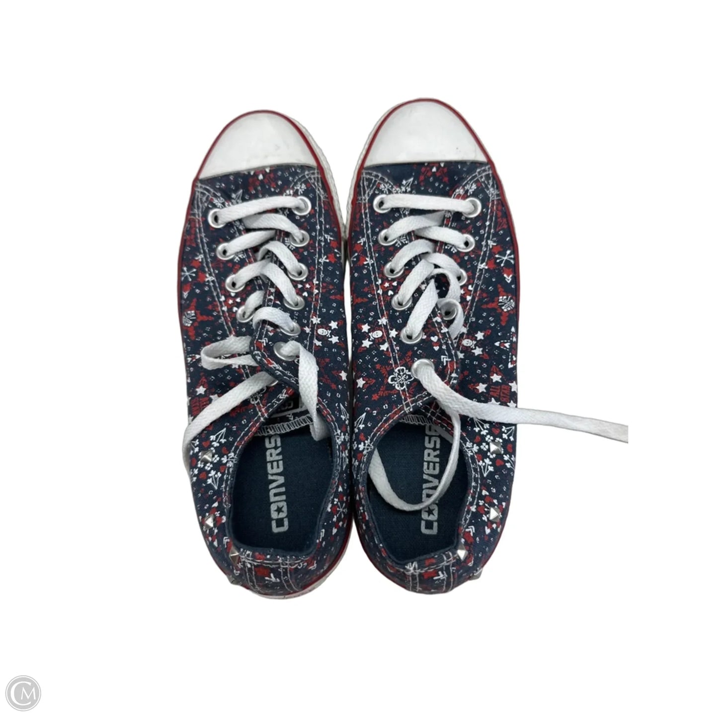 Shoes Sneakers By Converse In Blue & Red & White, Size: 9