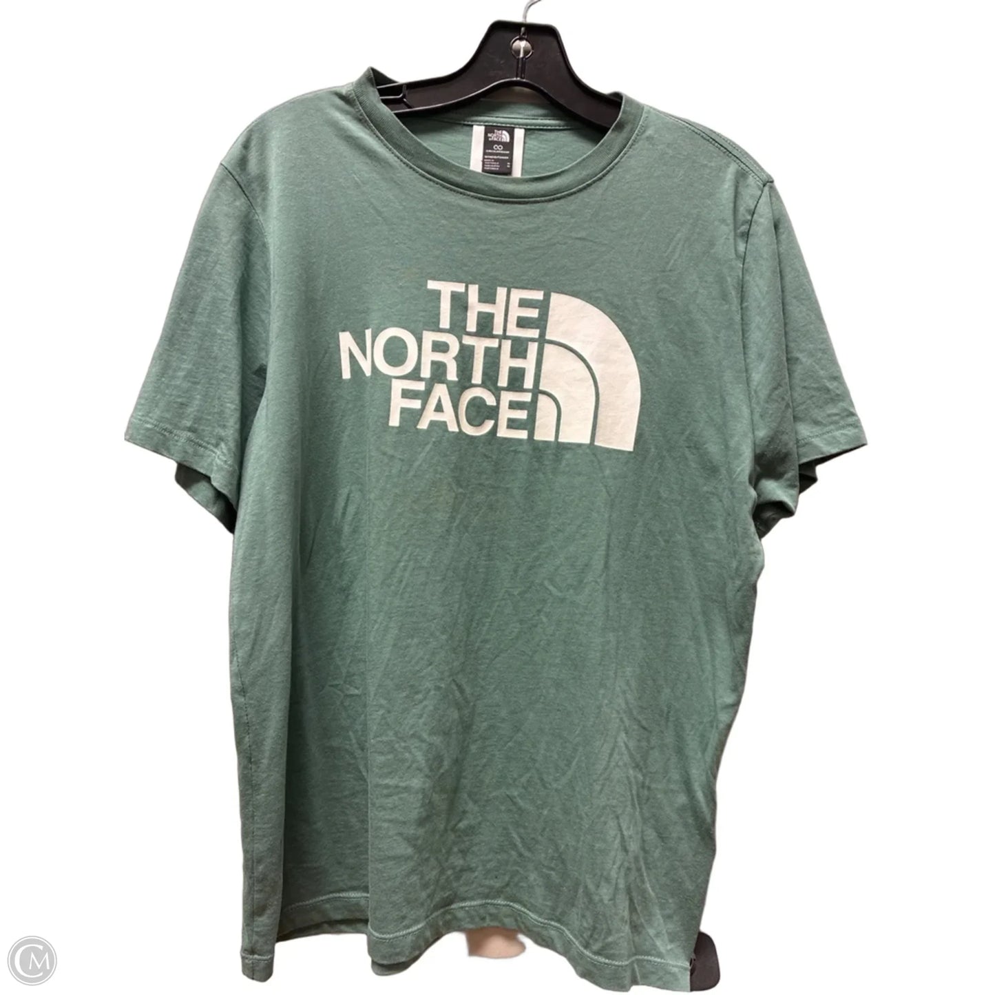 Top Short Sleeve Basic By The North Face In Green & White, Size: M