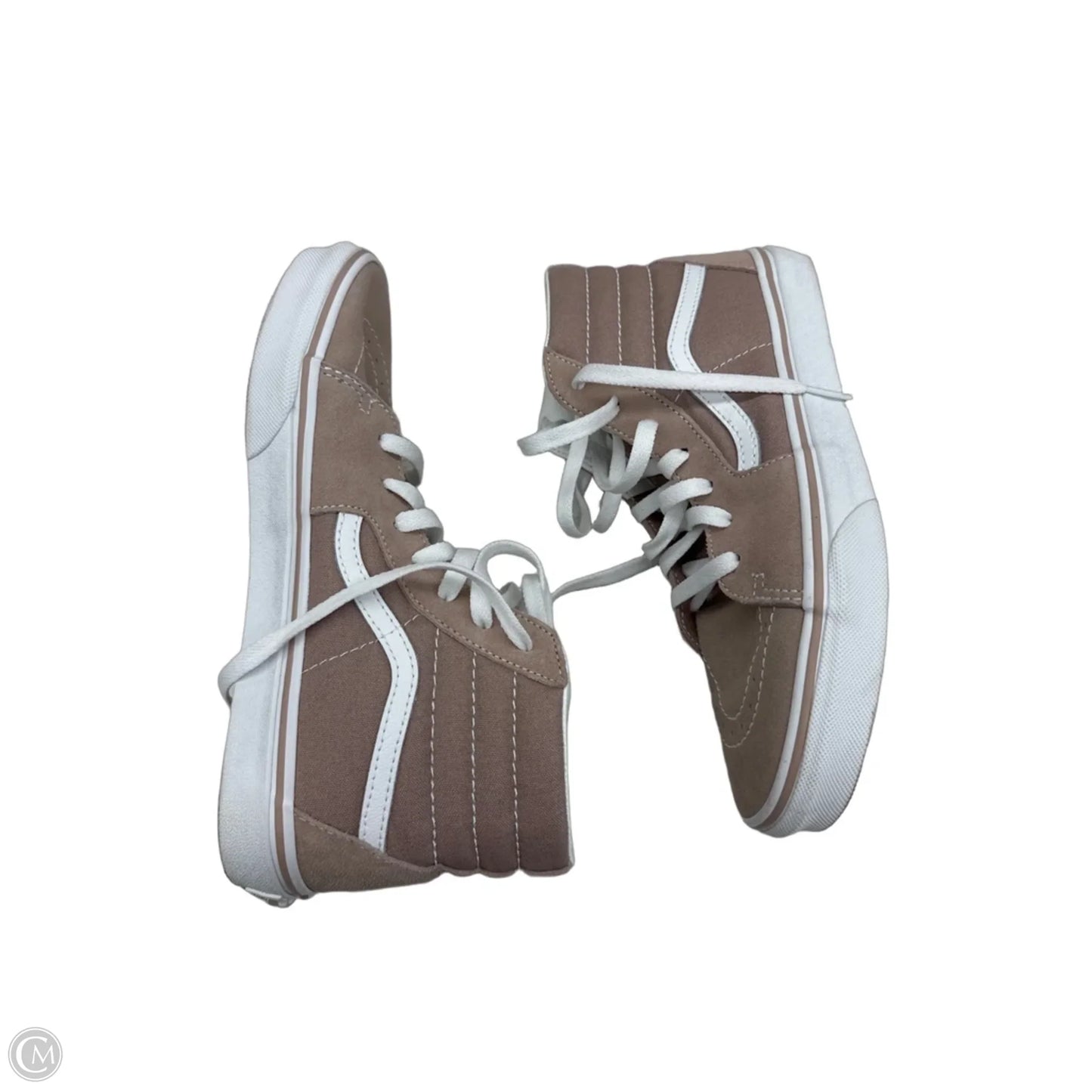 Shoes Sneakers By Vans In Tan, Size: 6.5