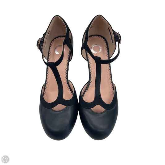 Shoes Heels Block By Js Collections In Black, Size: 6.5