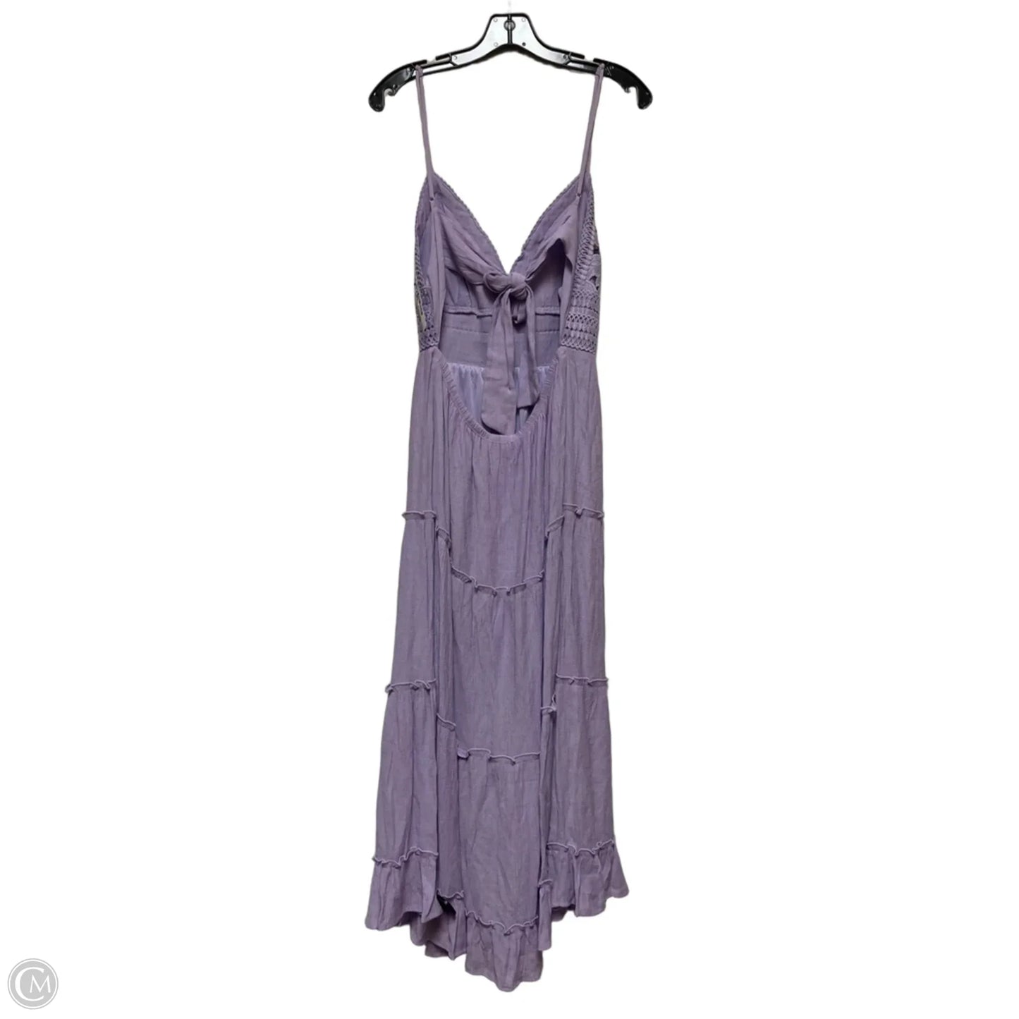 Dress Casual Midi By Love Tree In Purple, Size: L
