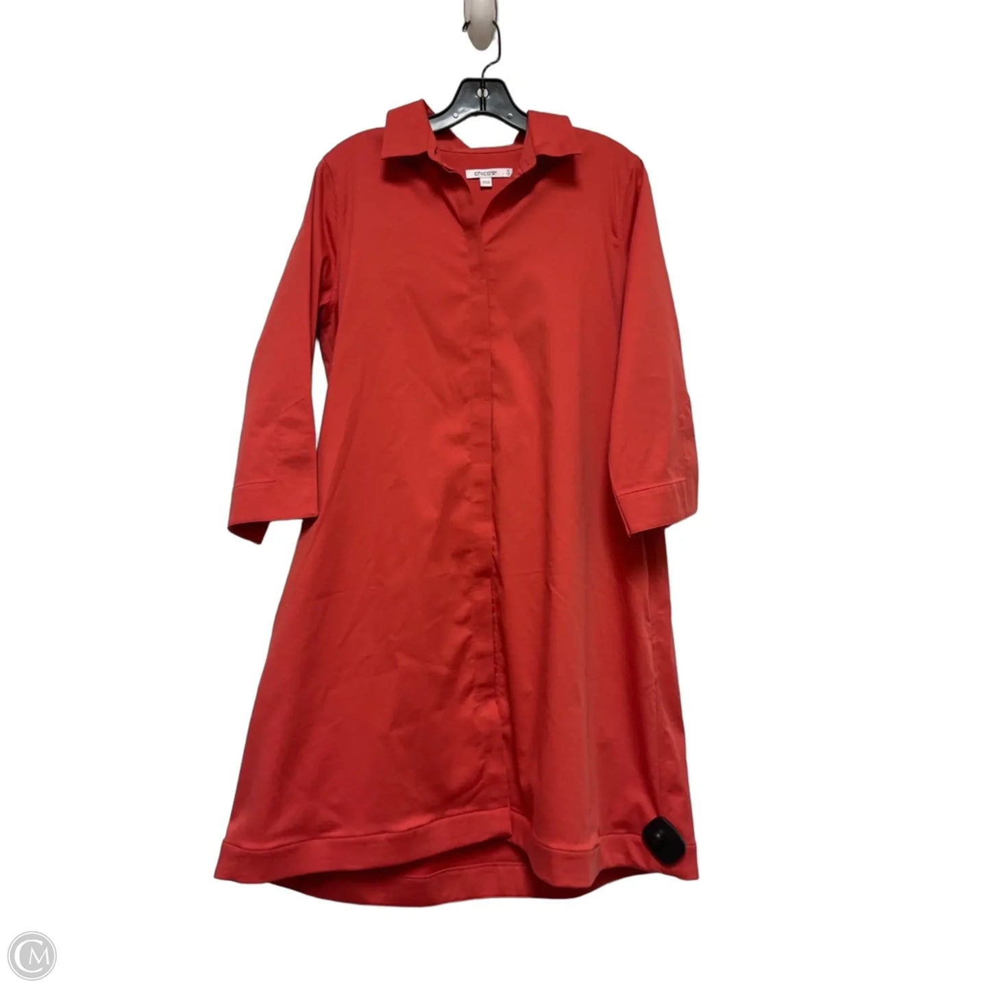 Dress Casual Short By Chicos In Orange, Size: S