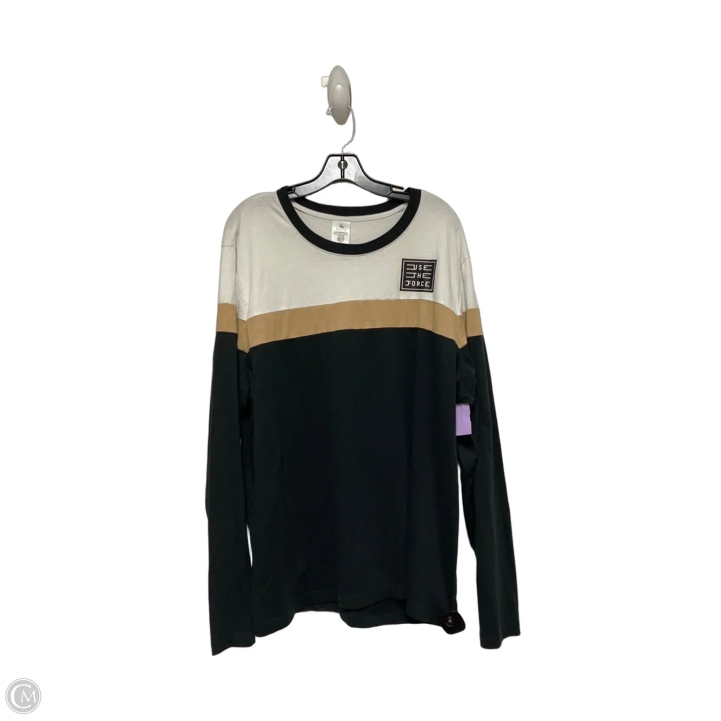 Top Long Sleeve By Disney Store In Striped Pattern, Size: Xl