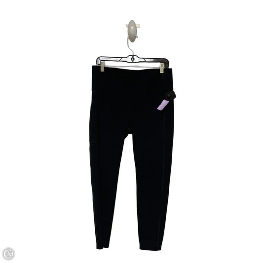 Athletic Leggings By Spanx In Black, Size: L