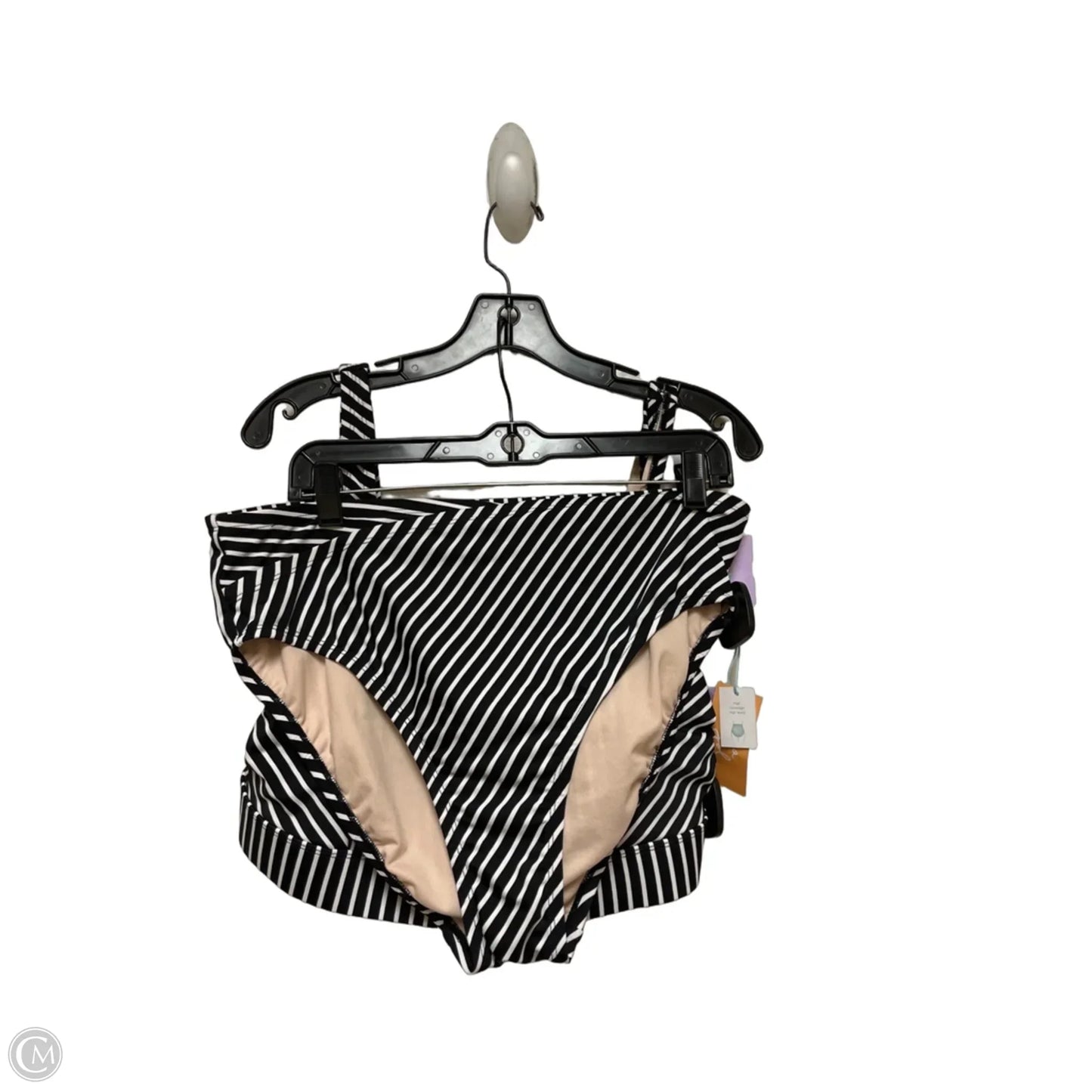 Swimsuit 2pc By Kona Sol In Striped Pattern, Size: 2x