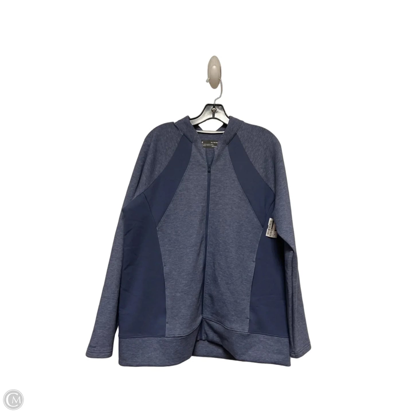 Athletic Jacket By Under Armour In Blue, Size: Xl