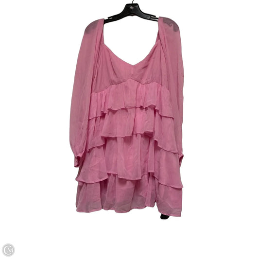 Dress Casual Short By Abercrombie And Fitch In Pink, Size: L
