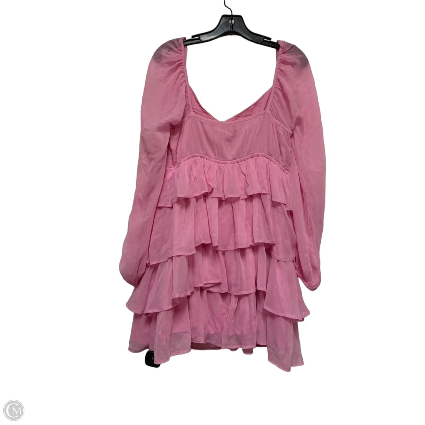 Dress Casual Short By Abercrombie And Fitch In Pink, Size: L
