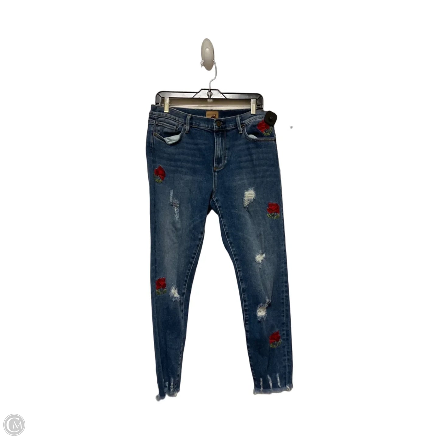 Jeans Skinny By Driftwood In Floral Print, Size: 6