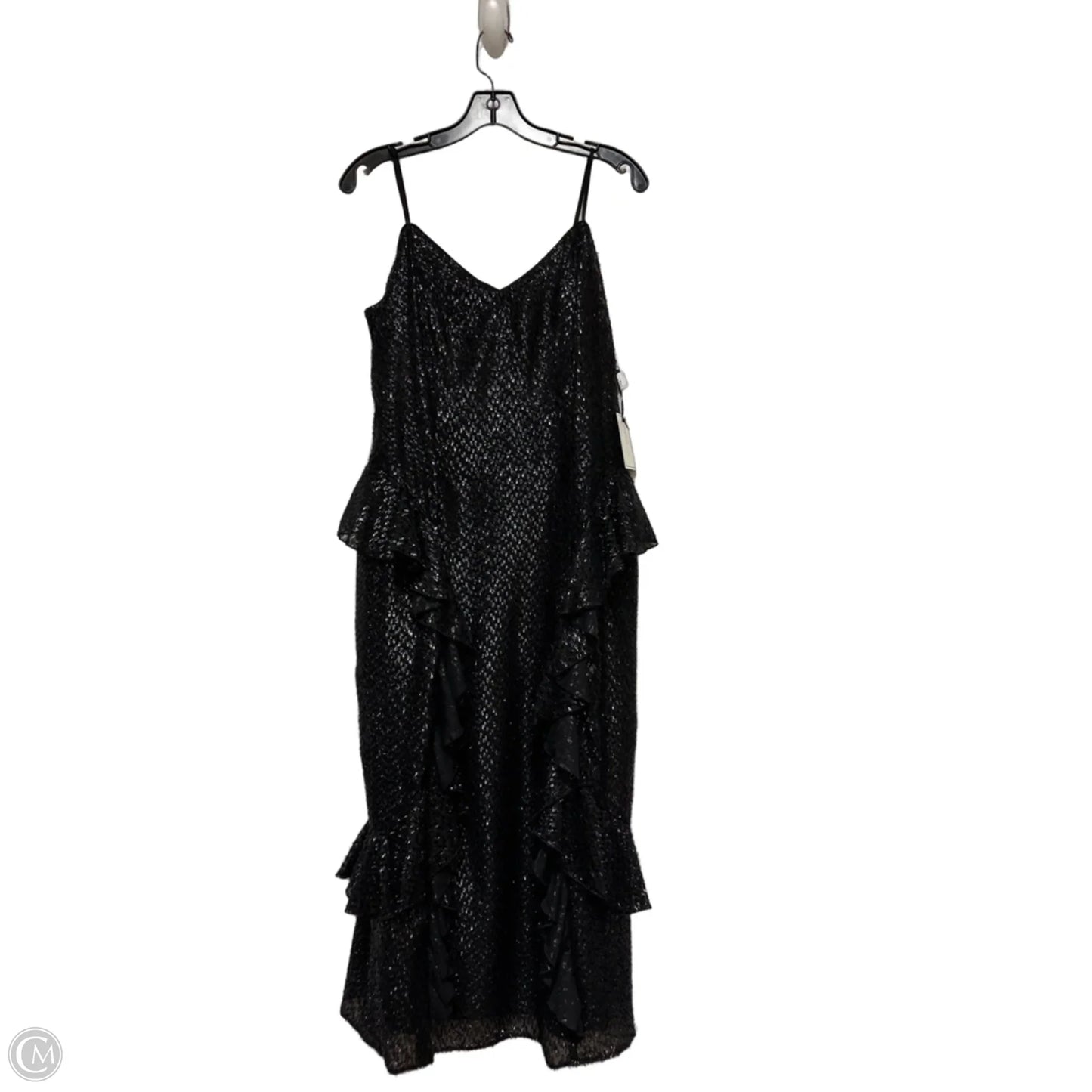 Dress Party Midi By 1.state In Black, Size: M