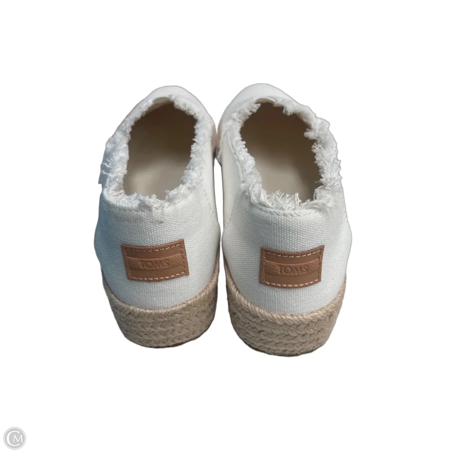 Shoes Flats By Toms In White, Size: 8