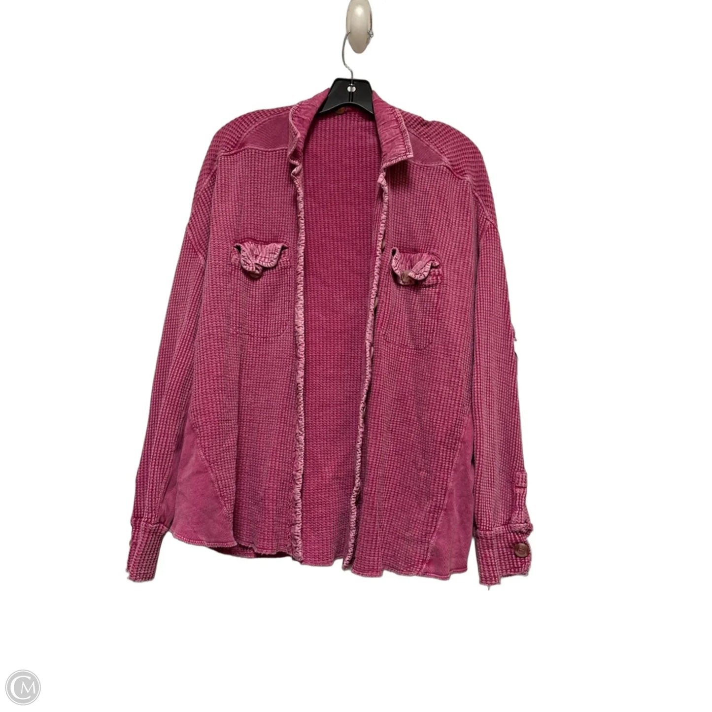 Top Long Sleeve By Free People In Purple, Size: M