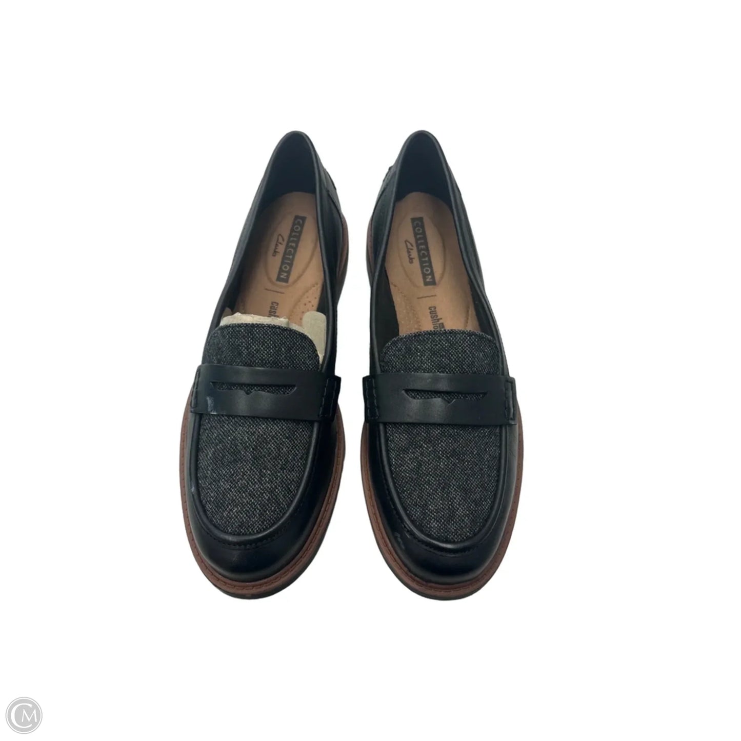 Shoes Flats By Clarks In Black, Size: 7.5