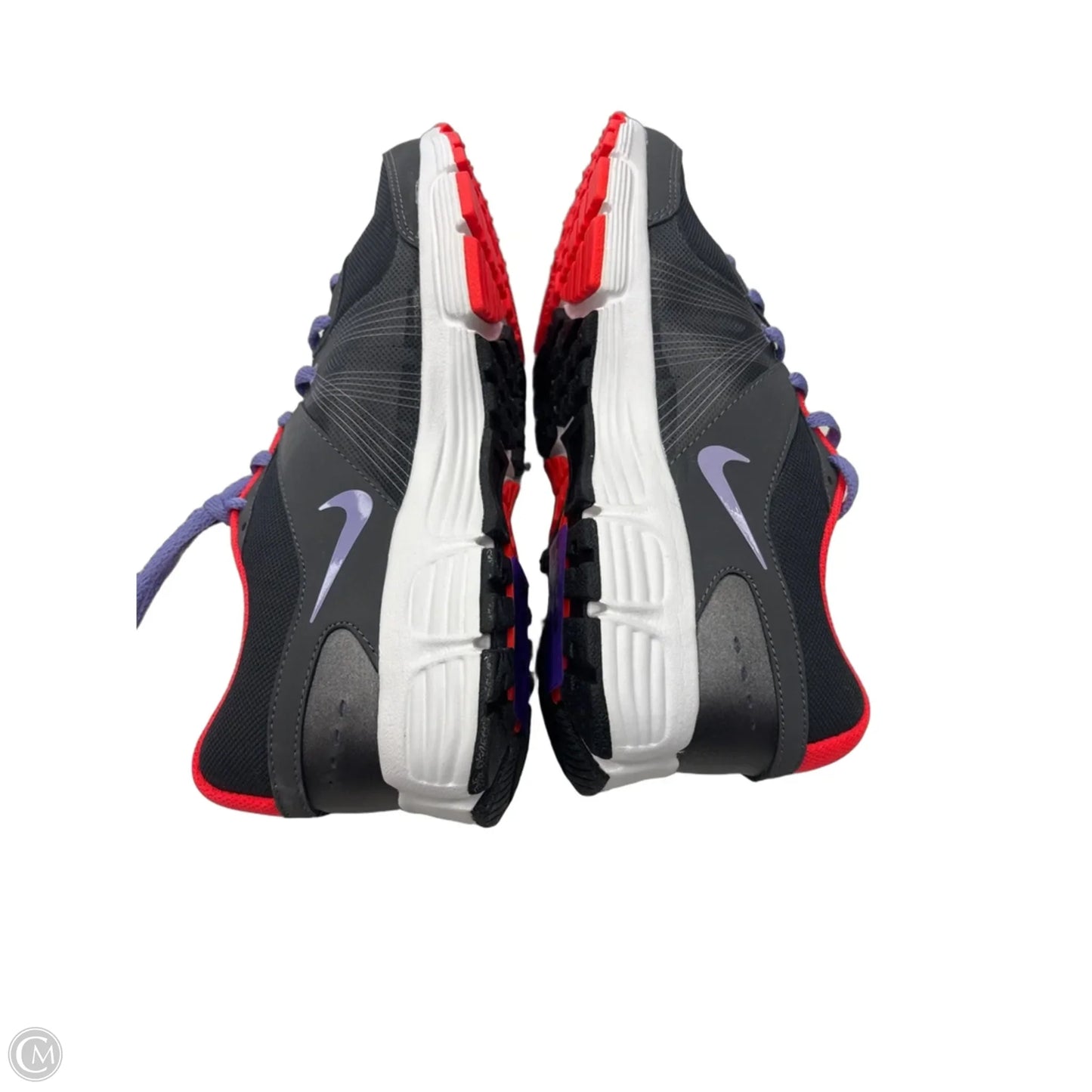 Shoes Athletic By Nike In Grey & Orange, Size: 8.5