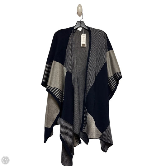 Sweater Short Sleeve By Chicos In Blue & Grey, Size: S