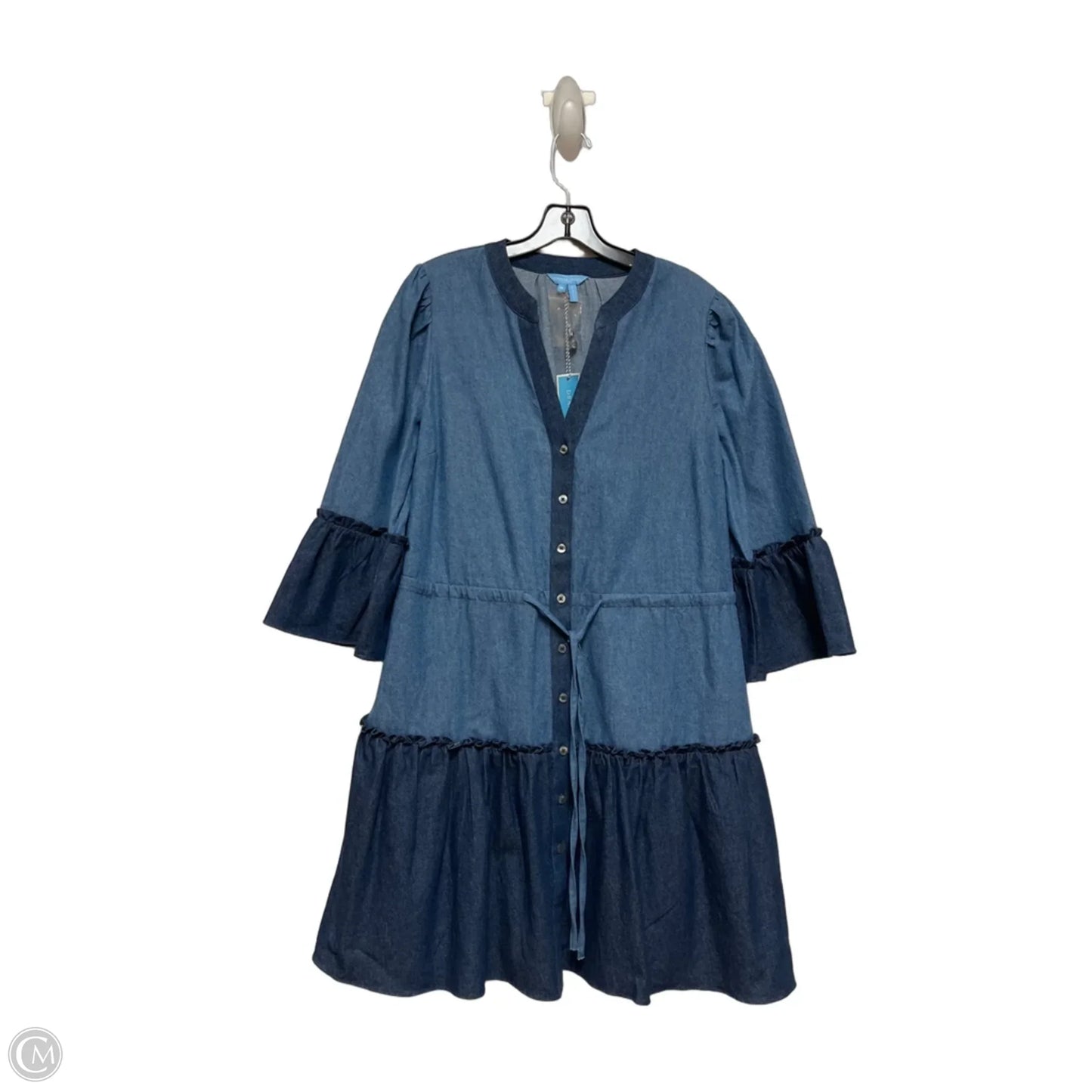 Dress Casual Short By Draper James In Blue Denim, Size: M