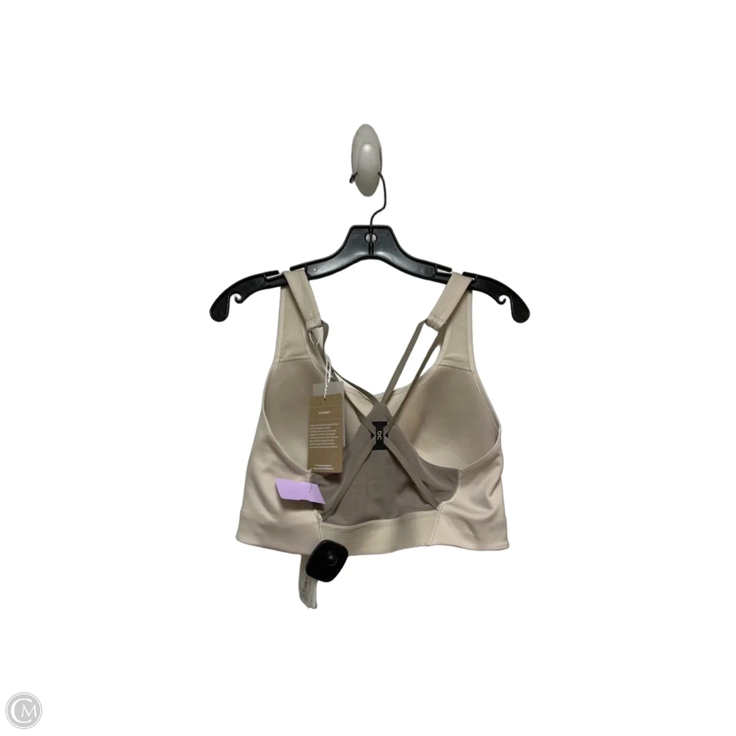 Athletic Bra By On Cloud In Cream, Size: L