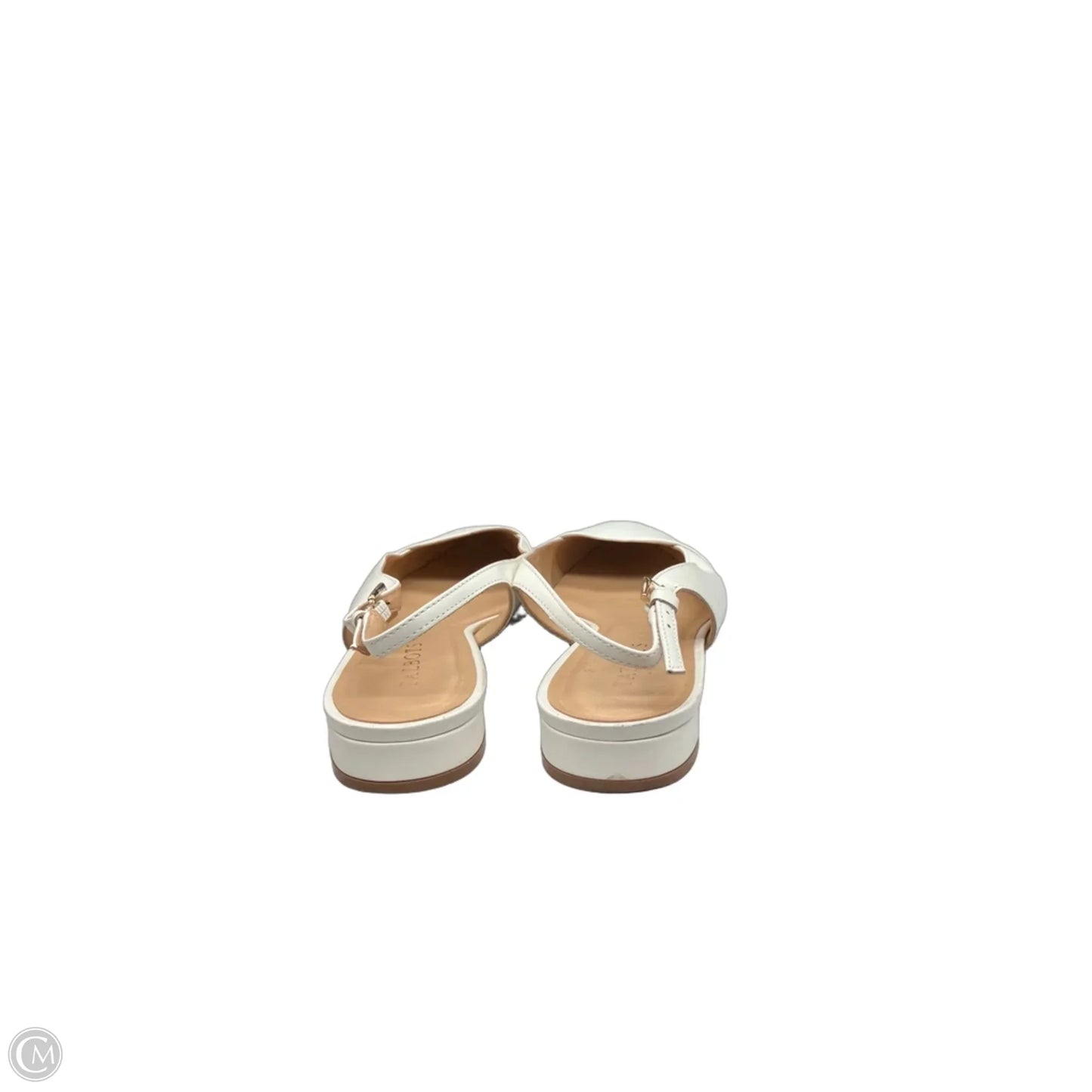 Shoes Flats By Talbots In White, Size: 8.5