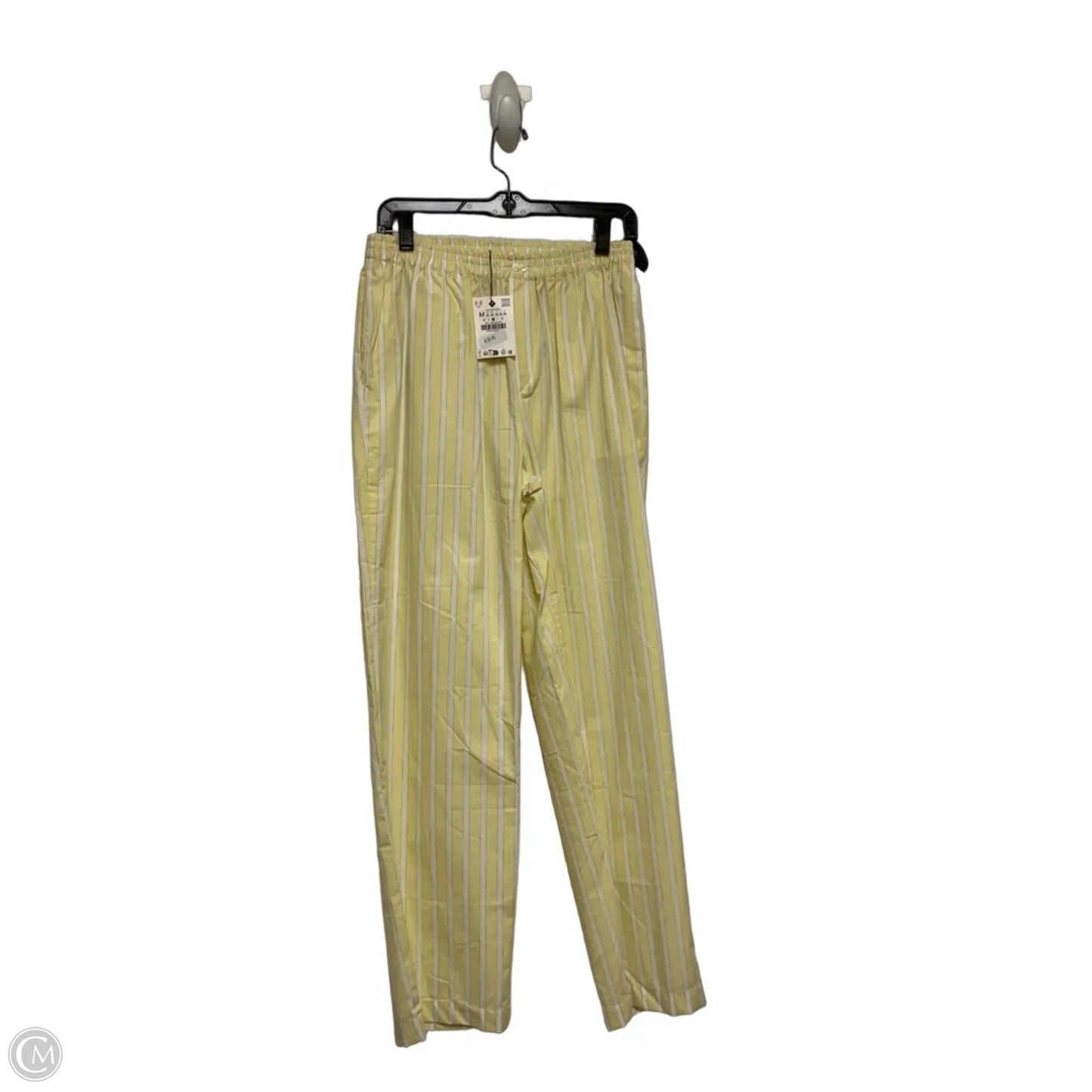 Pants Other By Zara In White & Yellow, Size: 8