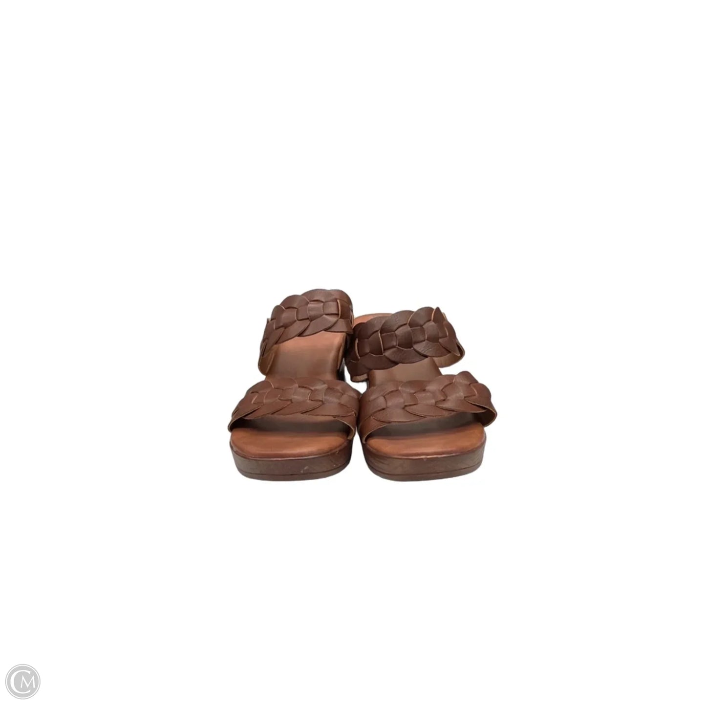 Sandals Heels Block By Boc In Brown, Size: 8