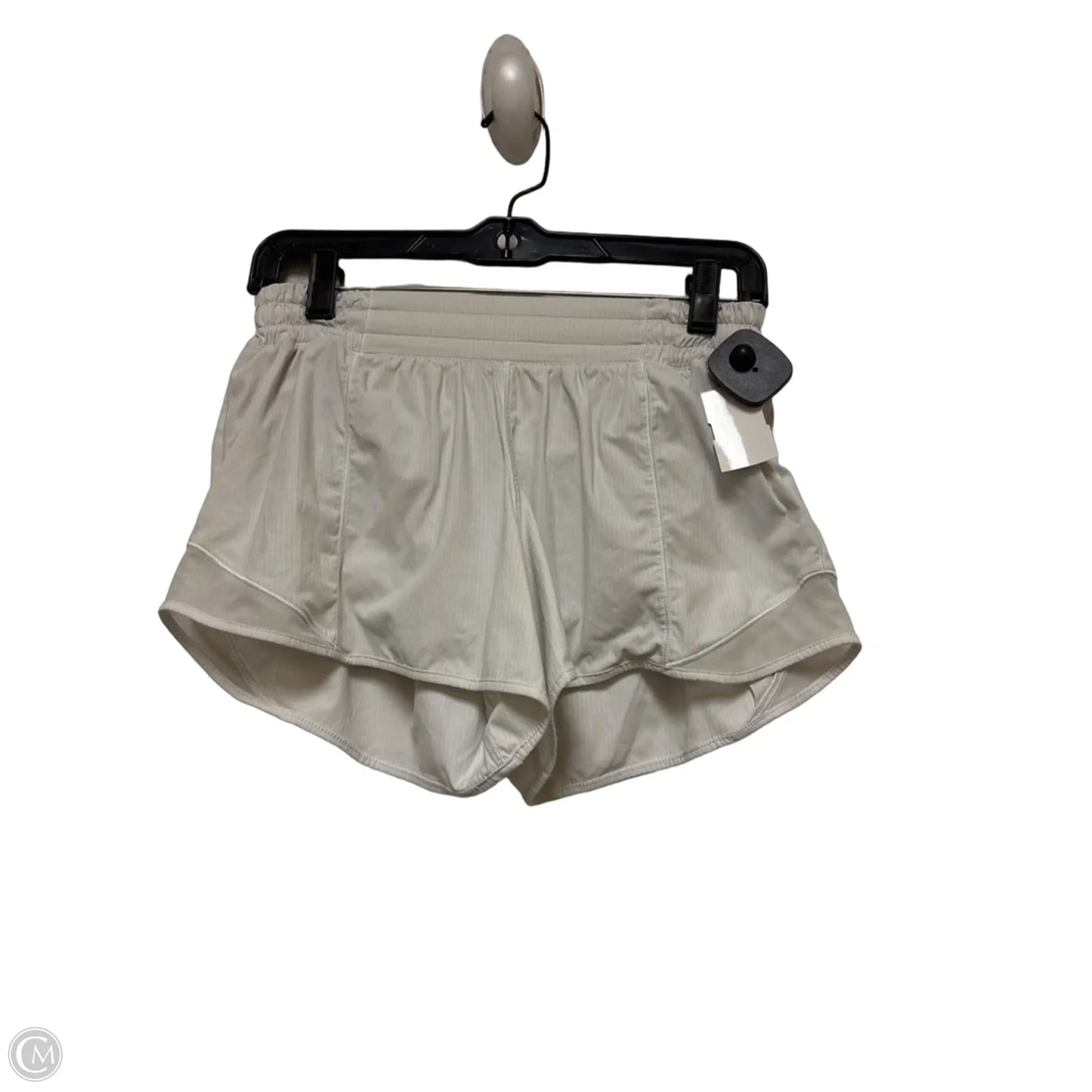 Athletic Shorts By Lululemon In White, Size: 6