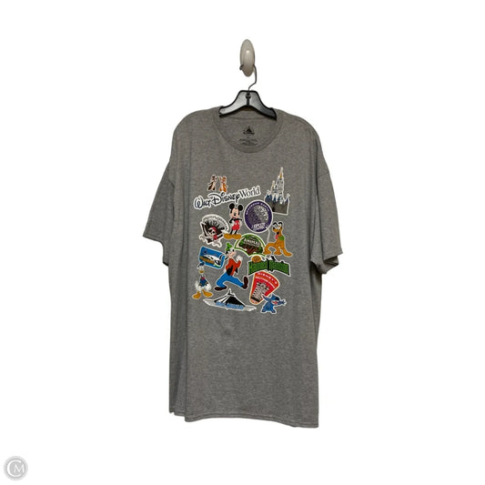 Top Short Sleeve Basic By Disney Store In Multi-colored, Size: 2x