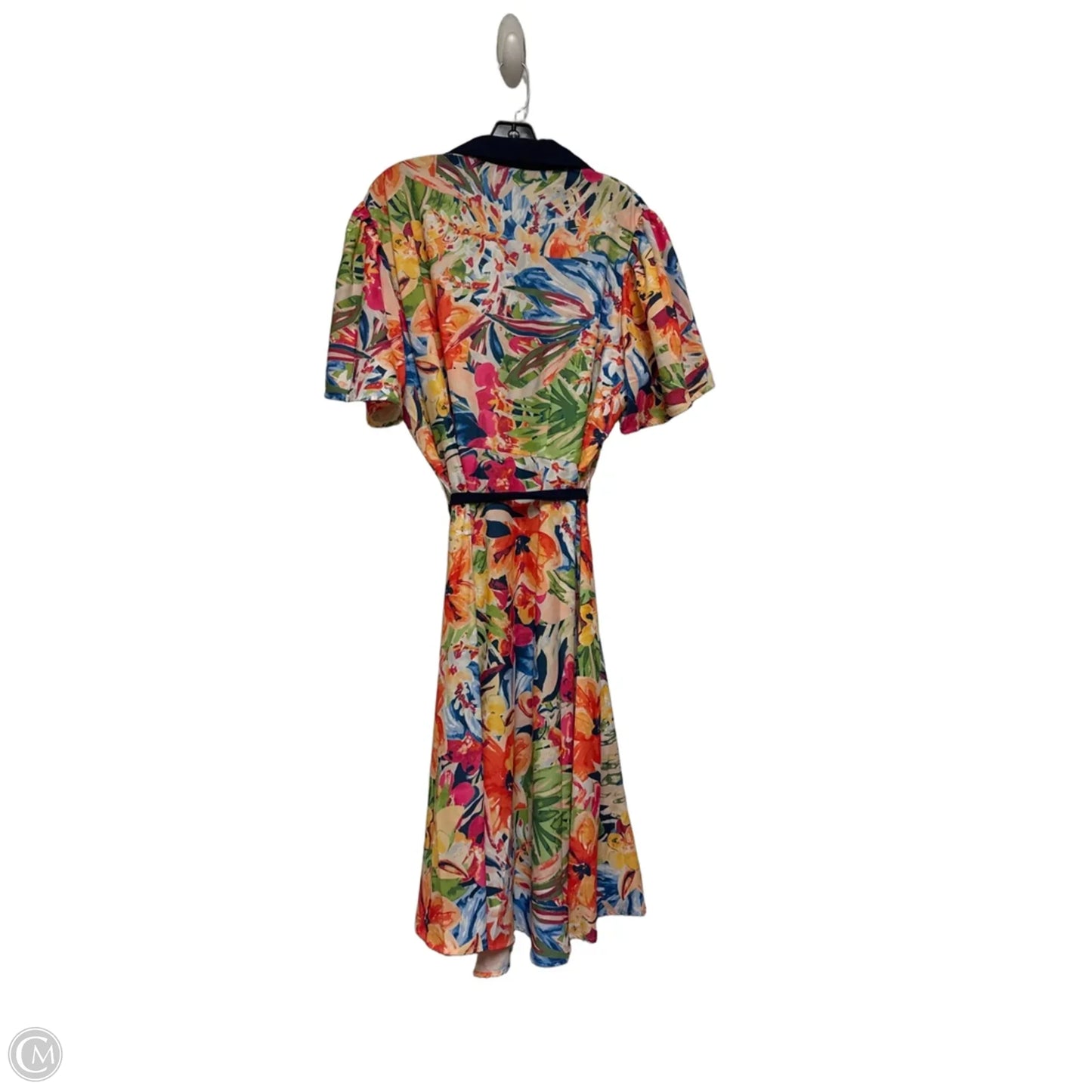 Dress Casual Midi By Jealous Tomato In Floral Print, Size: 1x