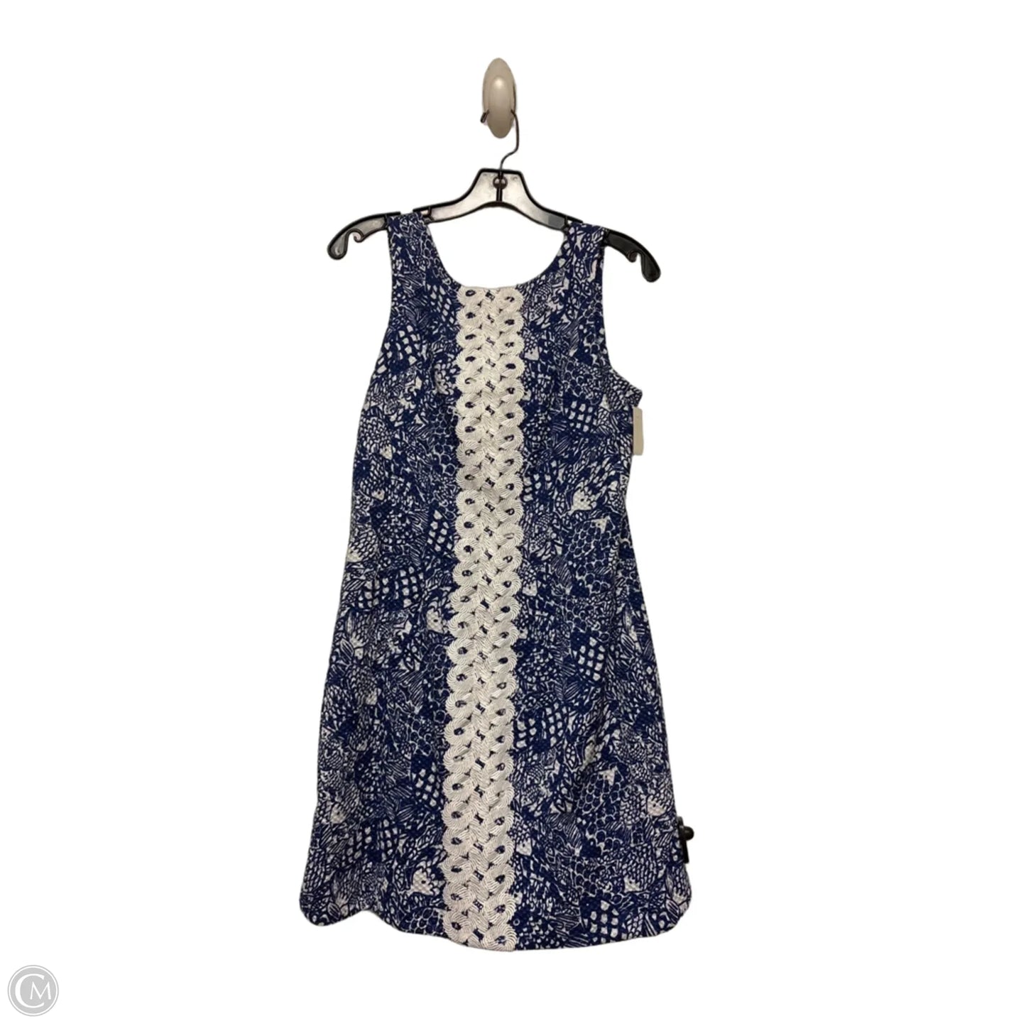 Dress Casual Short By Target-designer In Blue & White, Size: M
