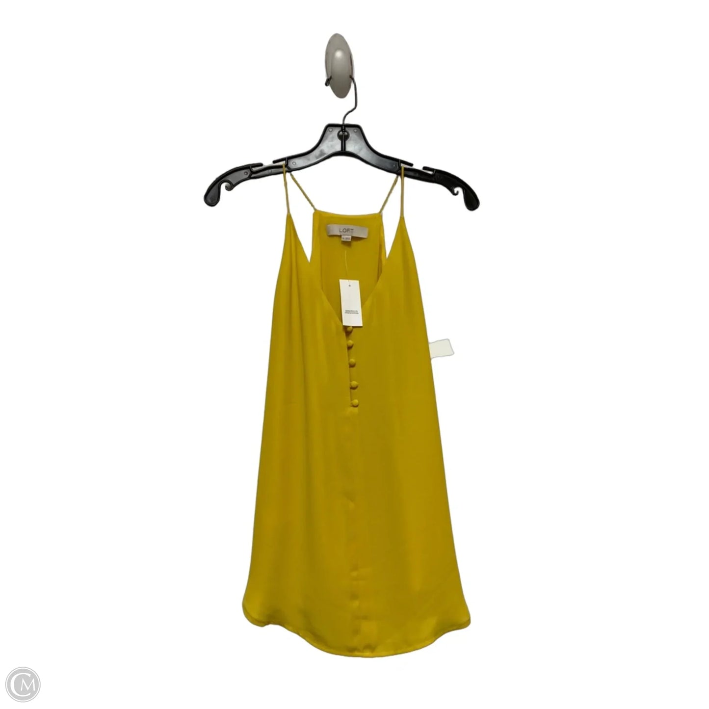 Tank Top By Loft In Yellow, Size: Xs