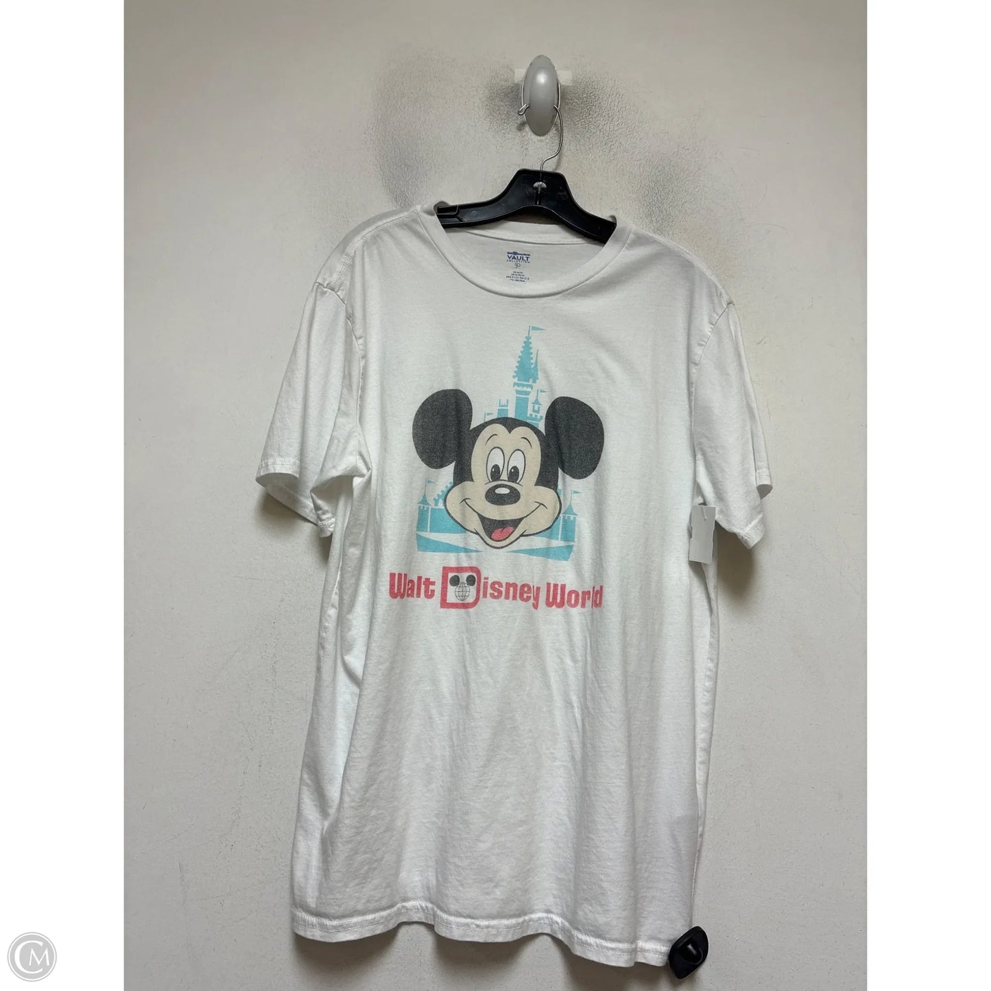 Top Short Sleeve Basic By Disney Store In White, Size: M