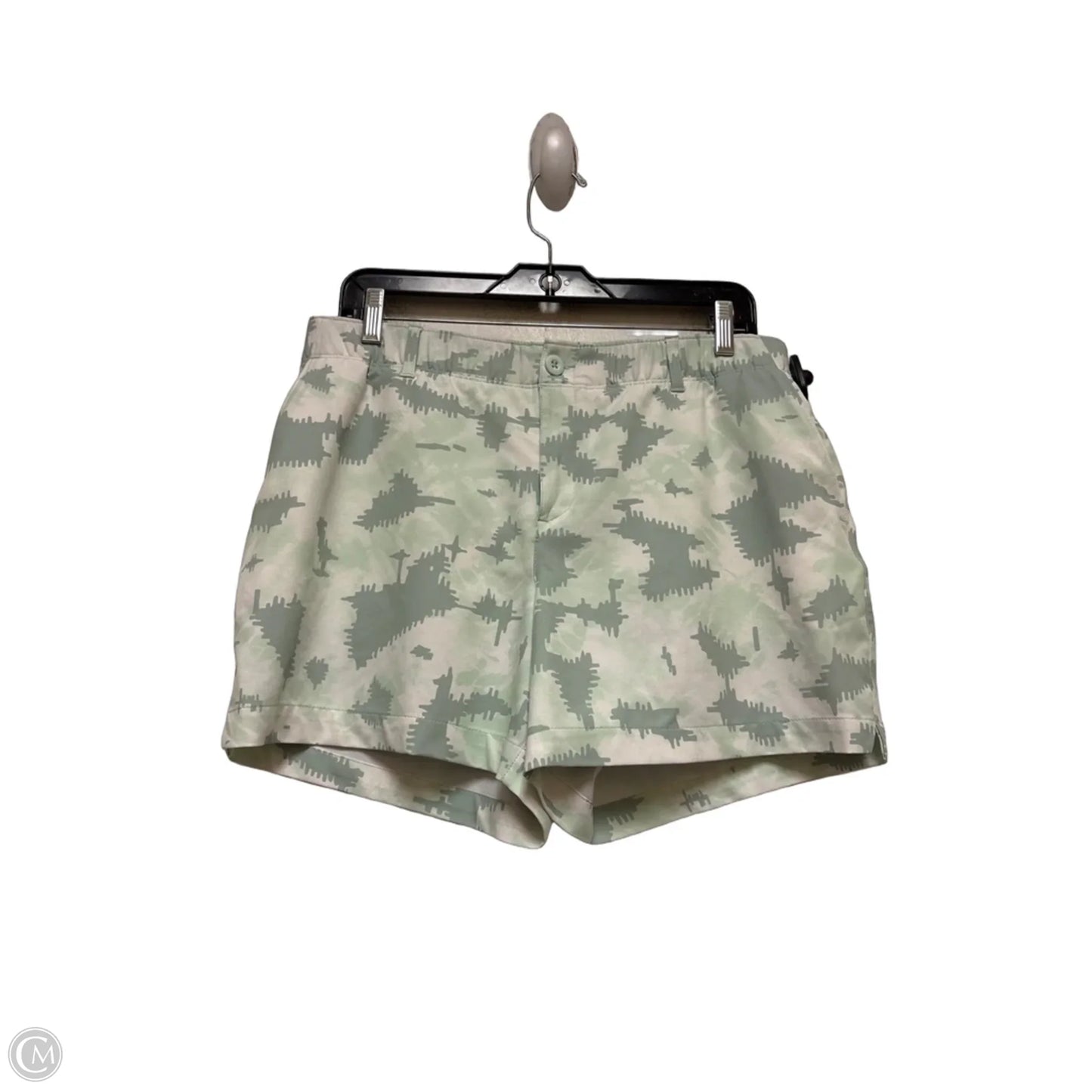 Athletic Shorts By Under Armour In Green, Size: L